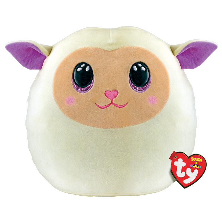 Fluffy Easter White Lamb Large