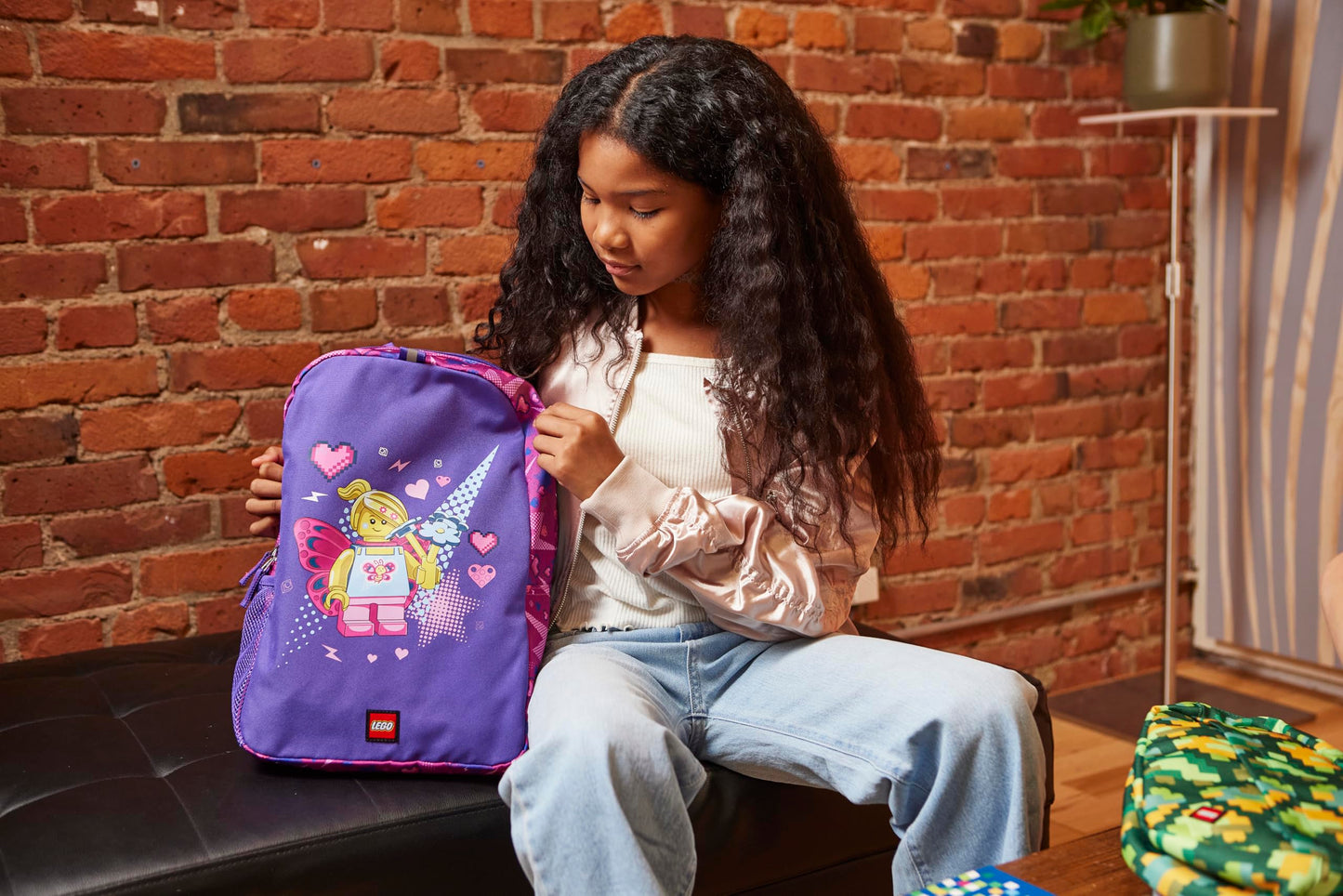 LEGO 16 Inch Character Butterfly Girl Kids School Backpack