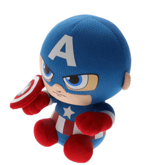 TY Captain America from Marvel 6 Inch Plush Toy