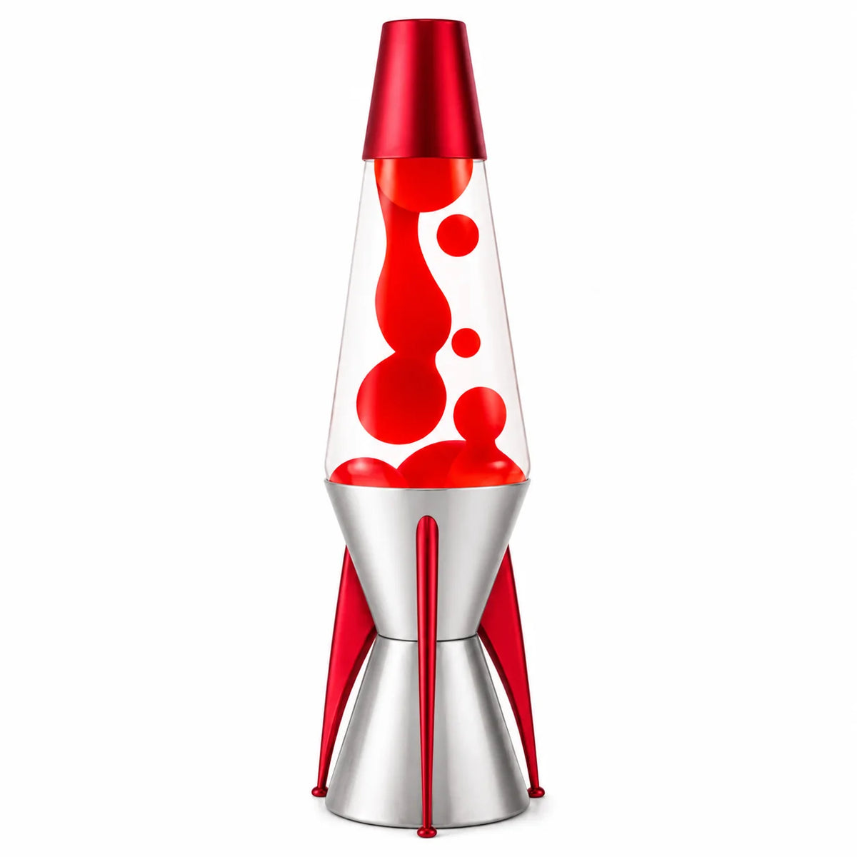 Schylling LAVA Astrosurge Rocket Motion Lamp Red Clear 14.5 Inch