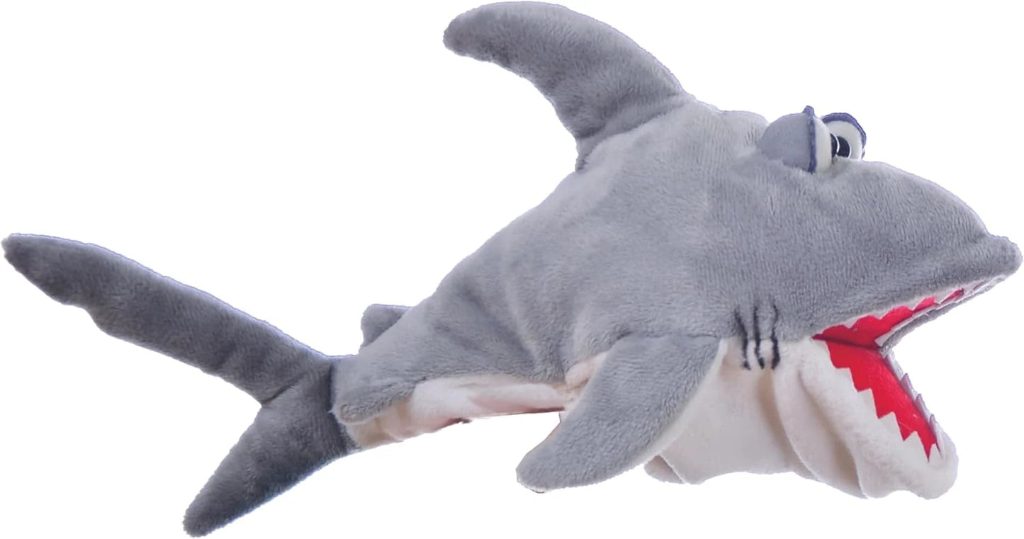 THiN AiR Brands Living Puppets Snax 12 Inch Shark Hand Puppet