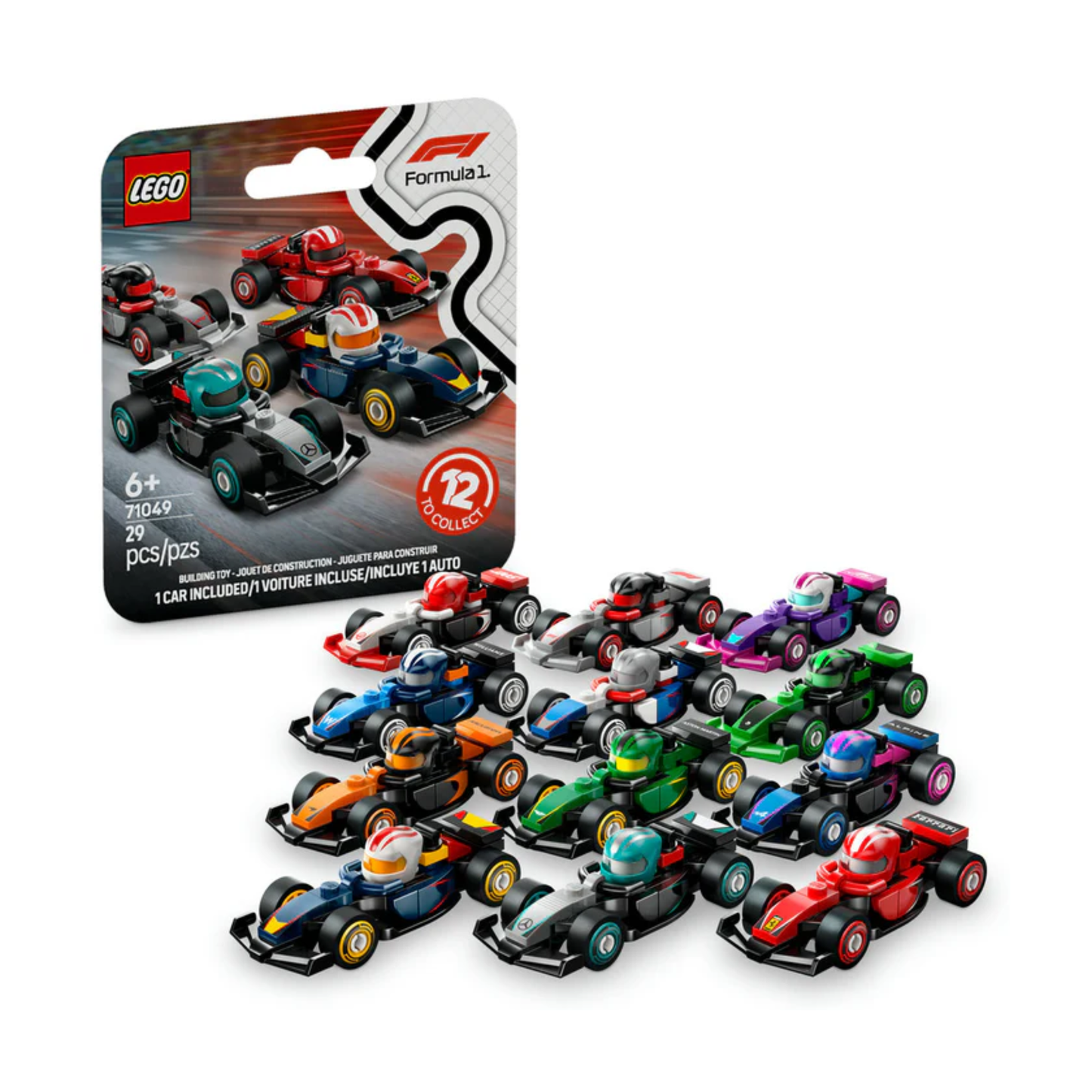 LEGO 71049 F1 Collectible Race Cars Mystery Box Toy
