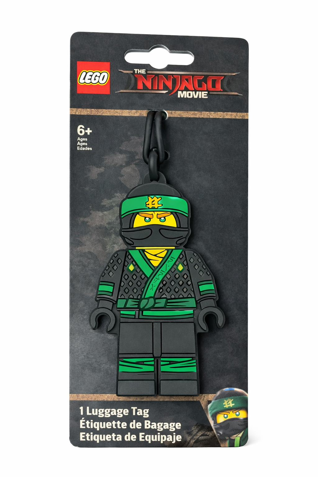 LEGO Ninjago Luggage Tag – Green Ninja Travel ID Tag