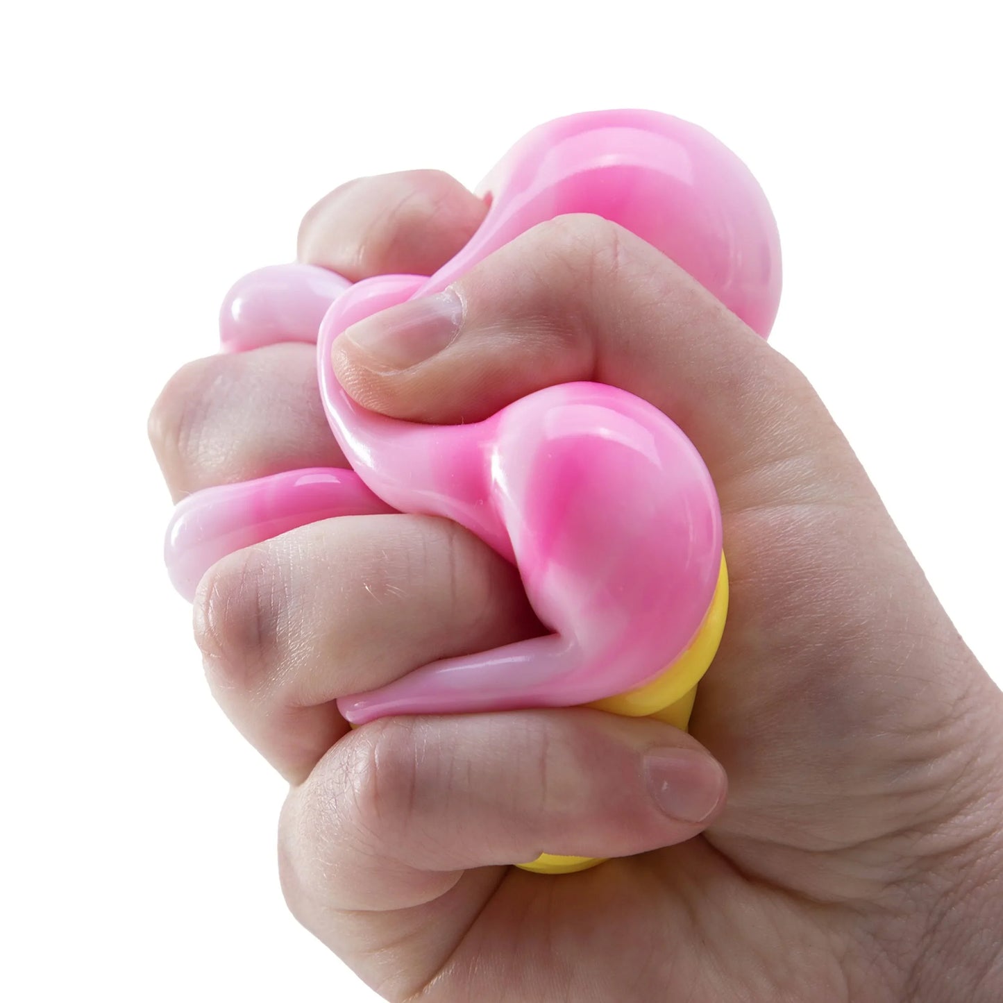 Nee Doh Nice Cream Cone 3.5 Inch Squish Ball Fidget Toy - Choose Your Color