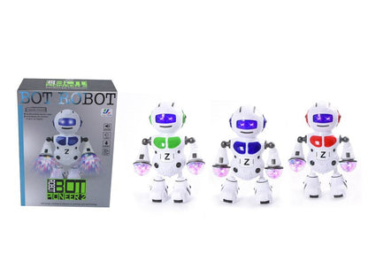 BO Pioneer Dancing Robot Toy with Lights and Music – Interactive Moving Robot, Battery Operated
