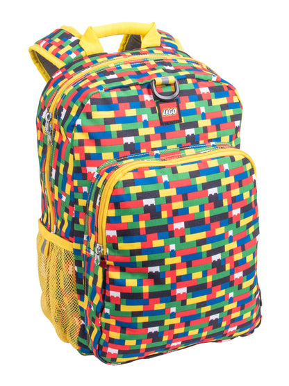 LEGO 16 Inch Heritage Classic Brick Wall Kids School Backpack