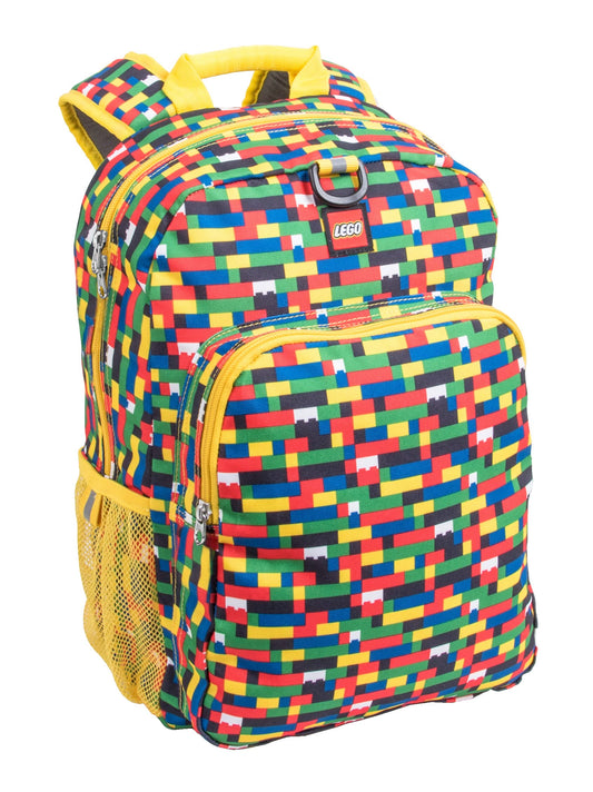 LEGO 16 Inch Heritage Classic Brick Wall Kids School Backpack