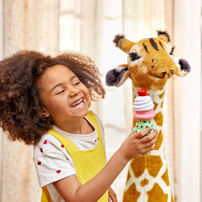 Melissa and Doug Giraffe Lifelike Plush 54 Inch Stuffed Animal