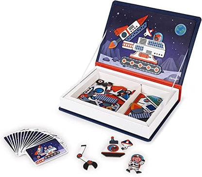 Janod Cosmos Magneti'Book Magnetic Space Educational Game – 52 Magnets