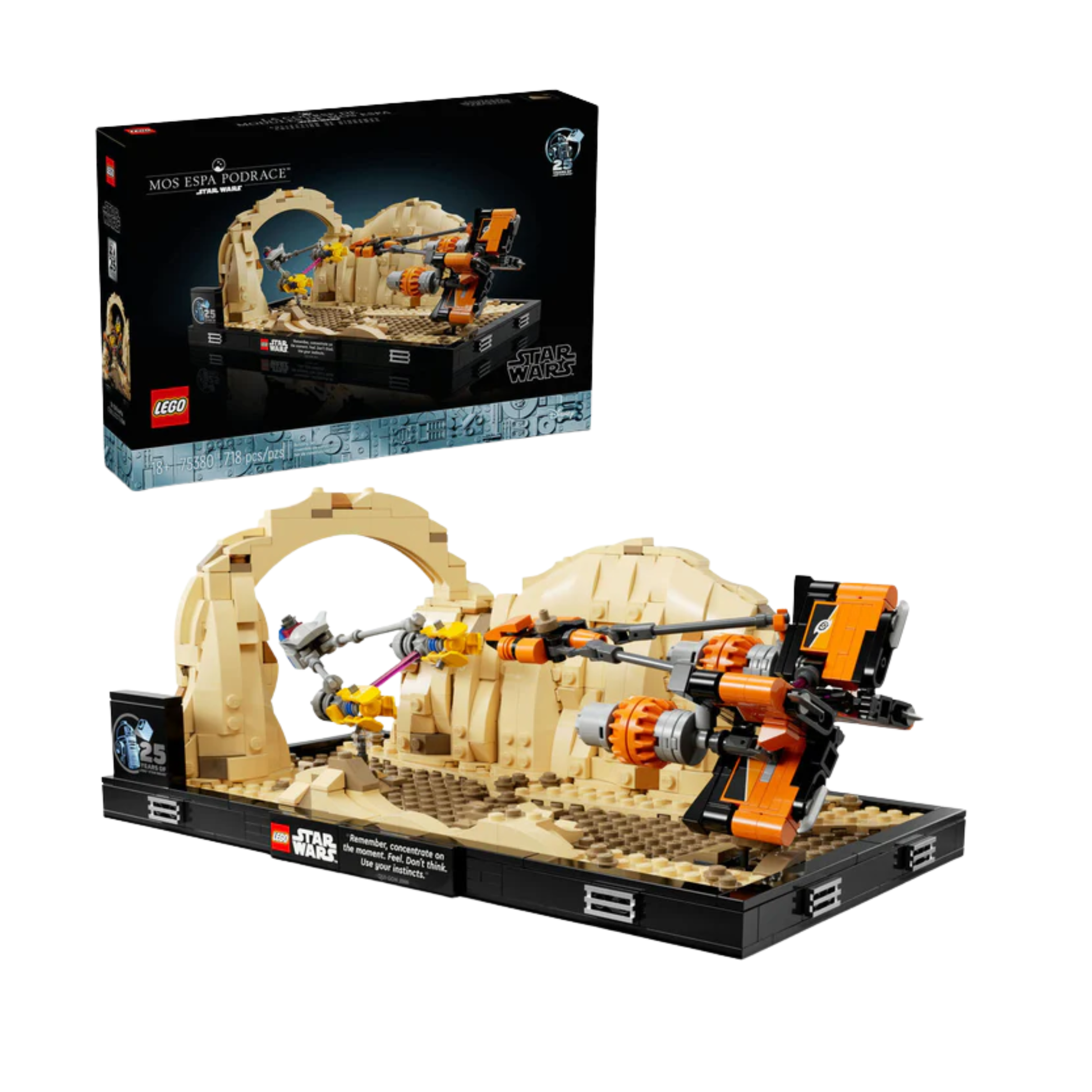 LEGO 75380 Star Wars Mos Espa Podrace Diorama Building Set