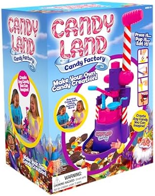 Candy Land Candy Factory Press Pop Eat Candy Making Kit with Recipes