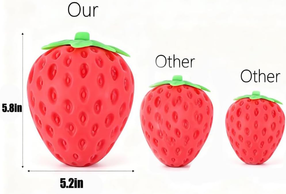 Strawberry Slow Rising Squishy Stress Relief Toy 4.5 inches