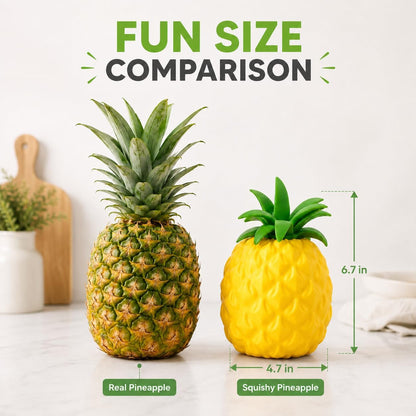 Jumbo Squeezy Pineapple Squishy Sensory Fidget Toy