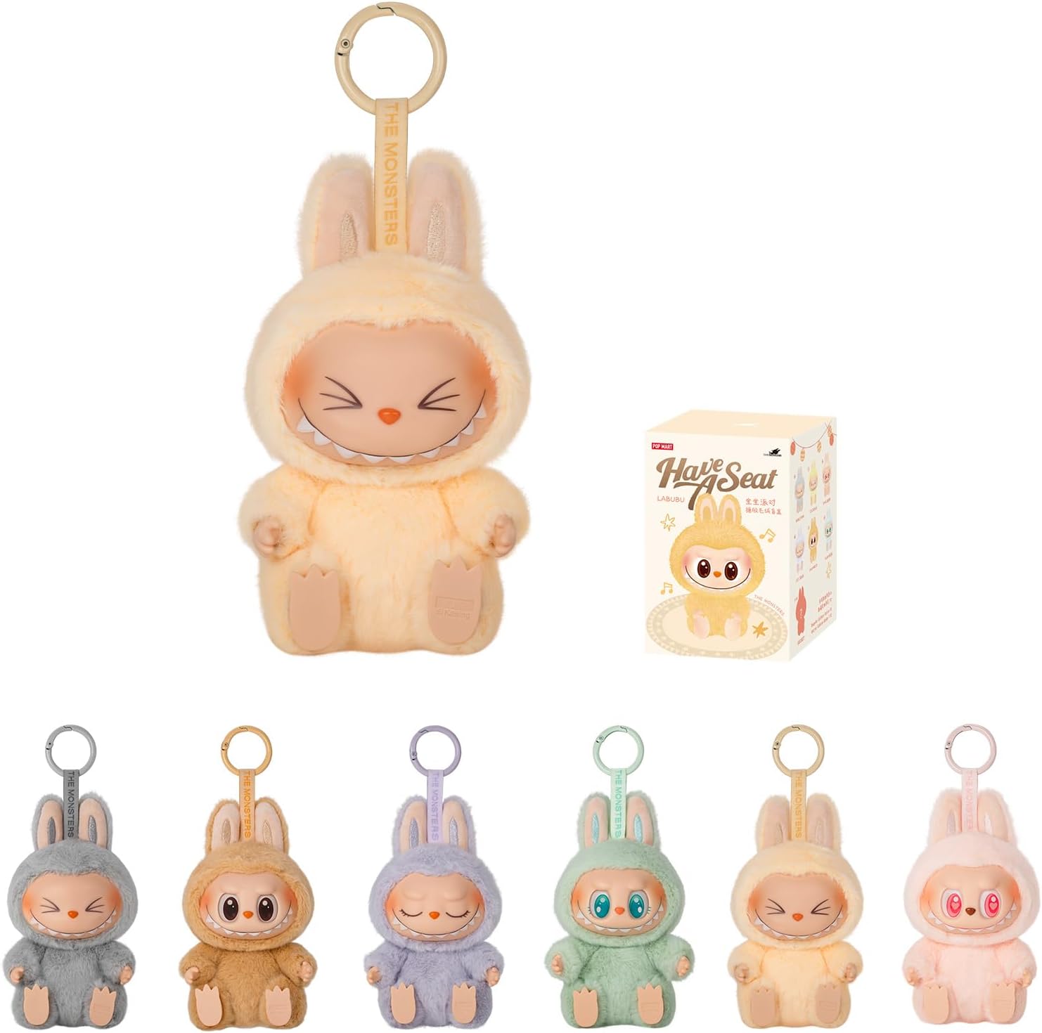 POP MART The Monsters Have a Seat Labubu Vinyl Plush Blind Box