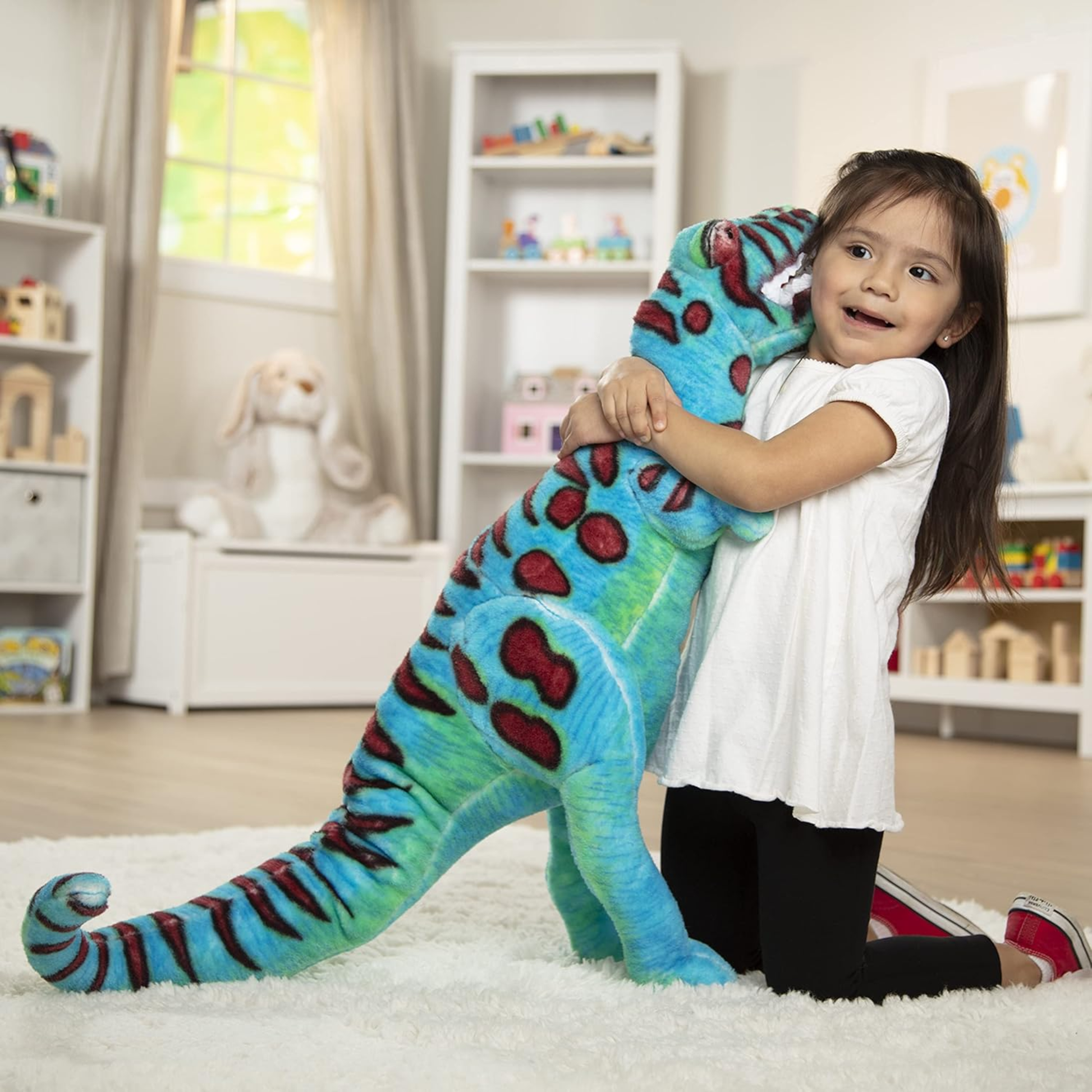 Melissa and Doug Baby T-Rex Dinosaur Plush 32 Inch Stuffed Animal Toy