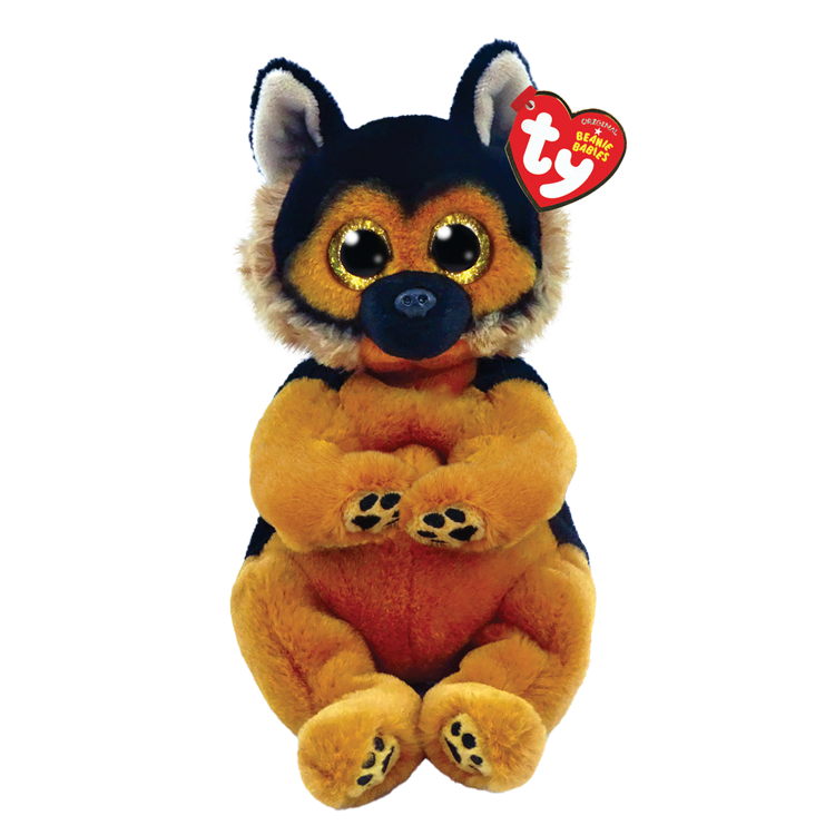 TY Beanie Plush Dog – German Shepherd Stuffed Animal Toy (Soft Plush)