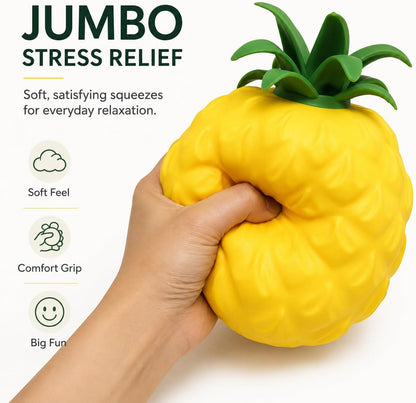 Jumbo Squeezy Pineapple Squishy Sensory Fidget Toy