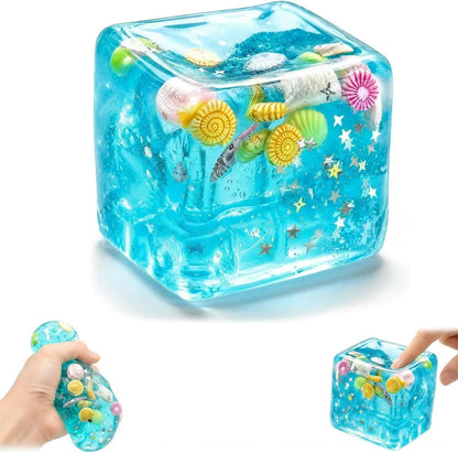 3-Inch Cheese Squishy Slow Rising TPR Sensory Fidget Toy