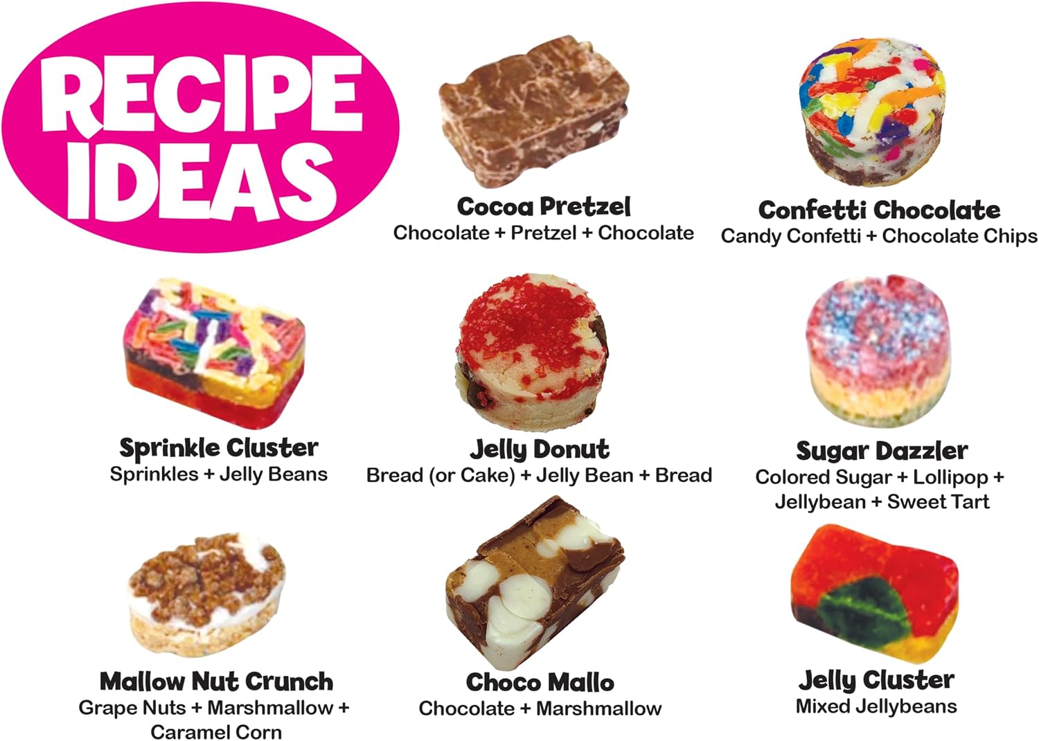 Candy Land Candy Factory Press Pop Eat Candy Making Kit with Recipes