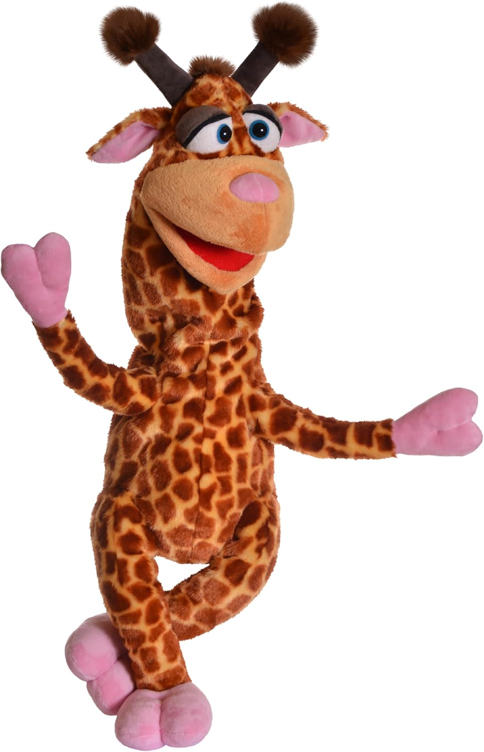 THiN AiR Brands Living Puppets Smalls 21 Inch Giraffe Hand Puppet