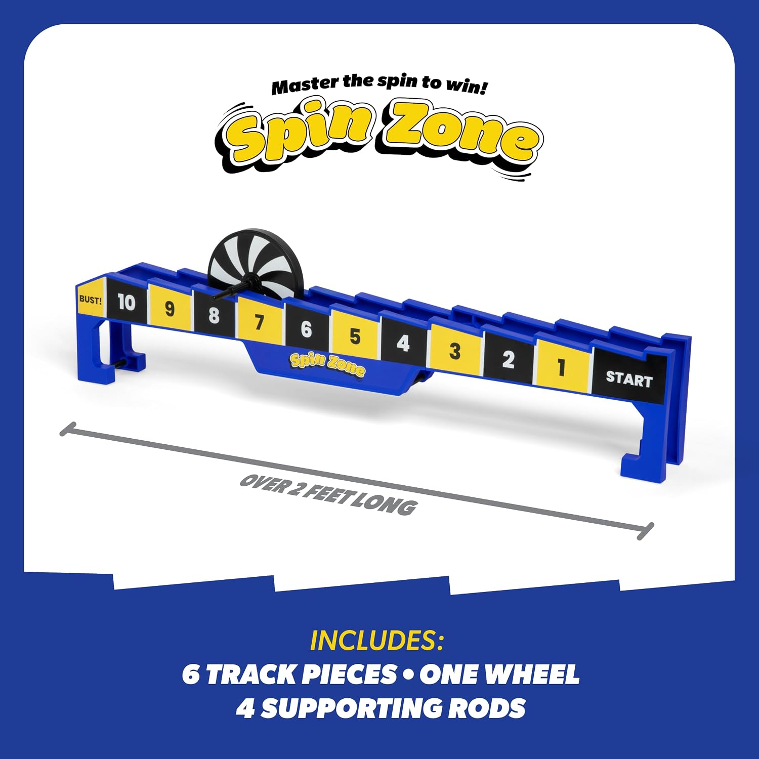 Relatable Spin Zone 21-Point Spinner Track Game
