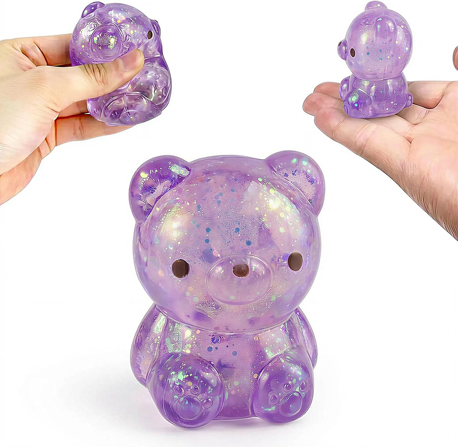 3-Inch Cheese Squishy Slow Rising TPR Sensory Fidget Toy