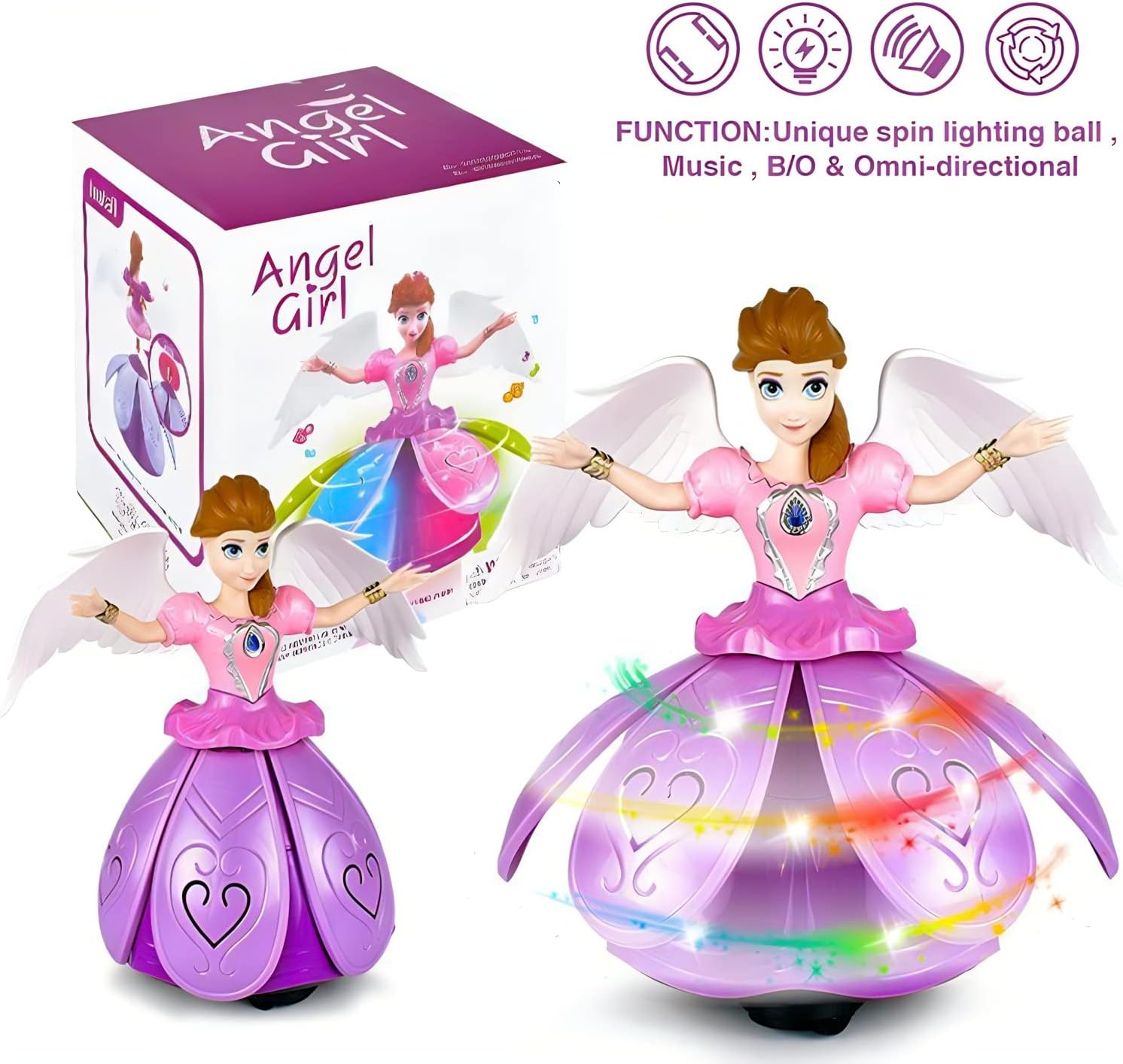 Dress Girls Musical Dancing Doll