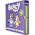 The Bluey 6 Book Hardcover Library Set with Poster