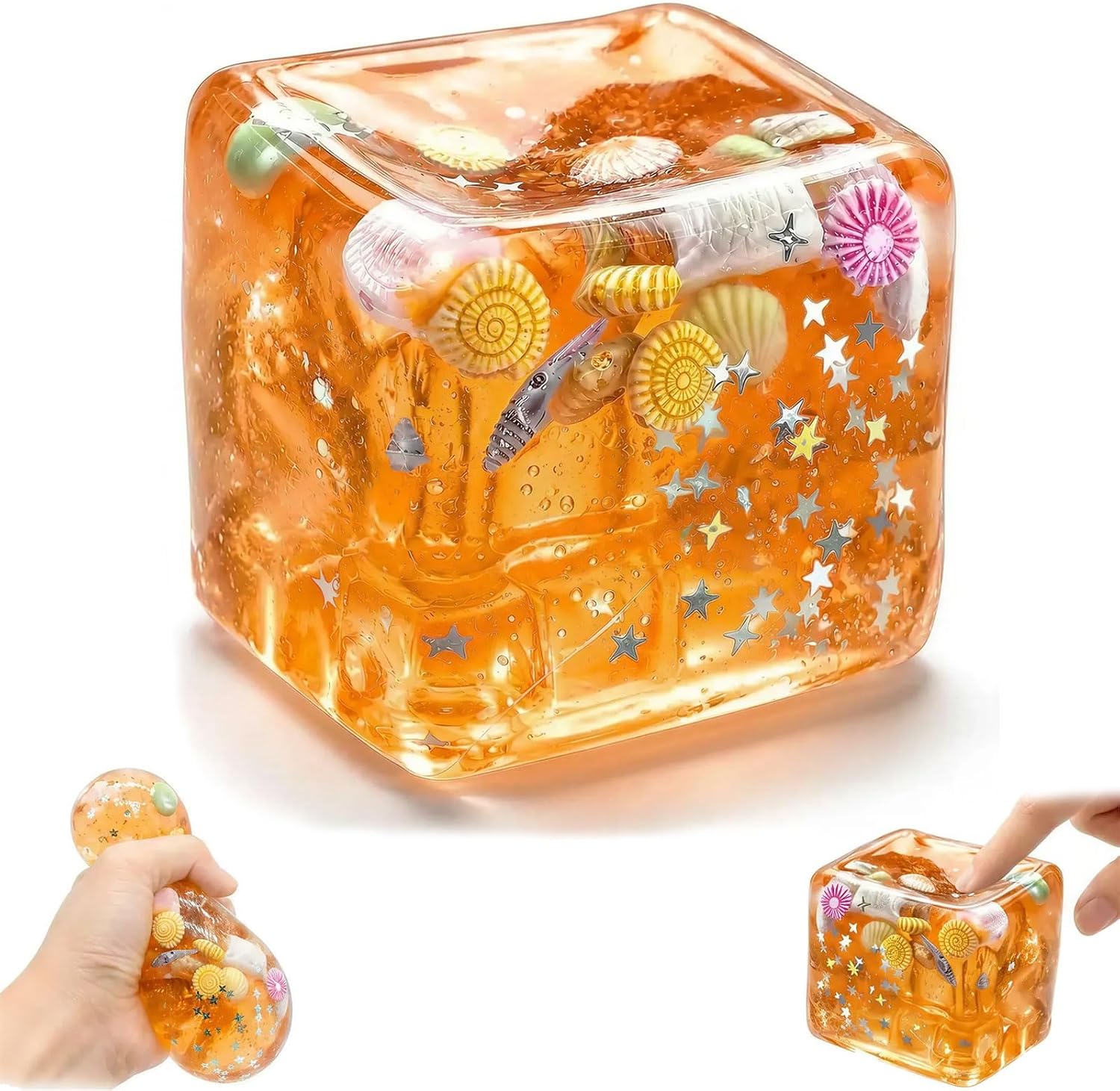 3-Inch Cheese Squishy Slow Rising TPR Sensory Fidget Toy