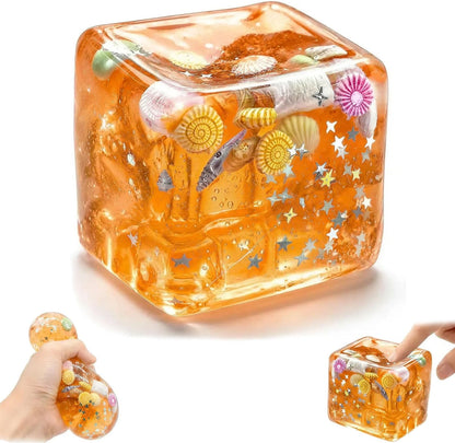 3-Inch Cheese Squishy Slow Rising TPR Sensory Fidget Toy