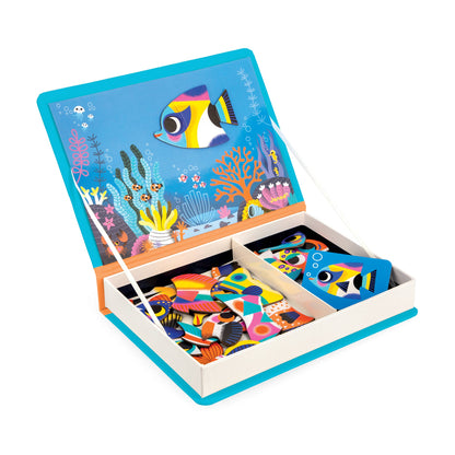 Janod Tropical Fish Magneti'Book Magnetic Educational Game – 30 Magnets