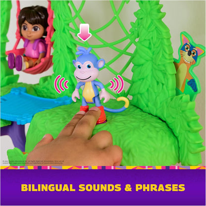 Spin Master Dora Explore and Play 3 Foot Rainforest Casita Playset