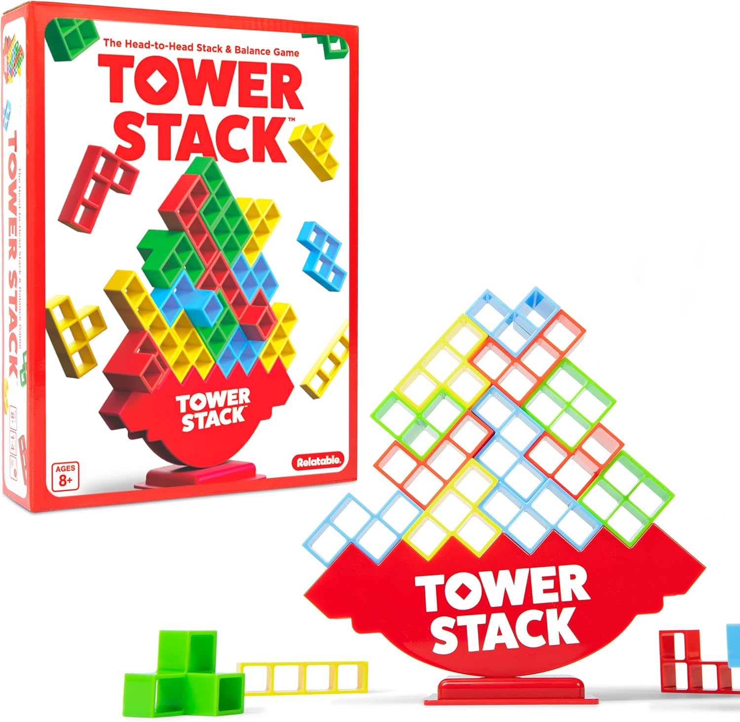 Relatable Tower Stack Family Building & Stacking Game