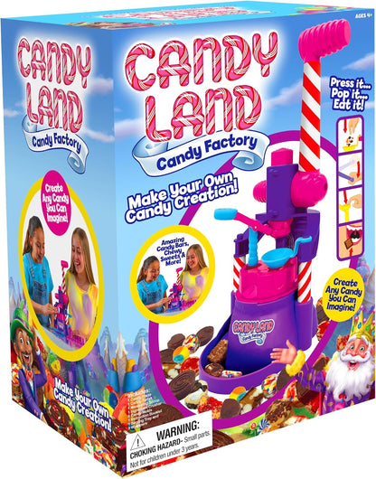 Candy Land Candy Factory Press Pop Eat Candy Making Kit with Recipes