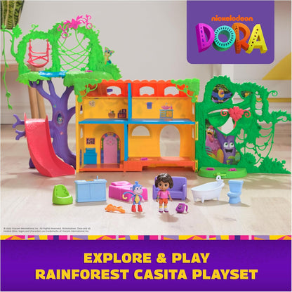 Spin Master Dora Explore and Play 3 Foot Rainforest Casita Playset