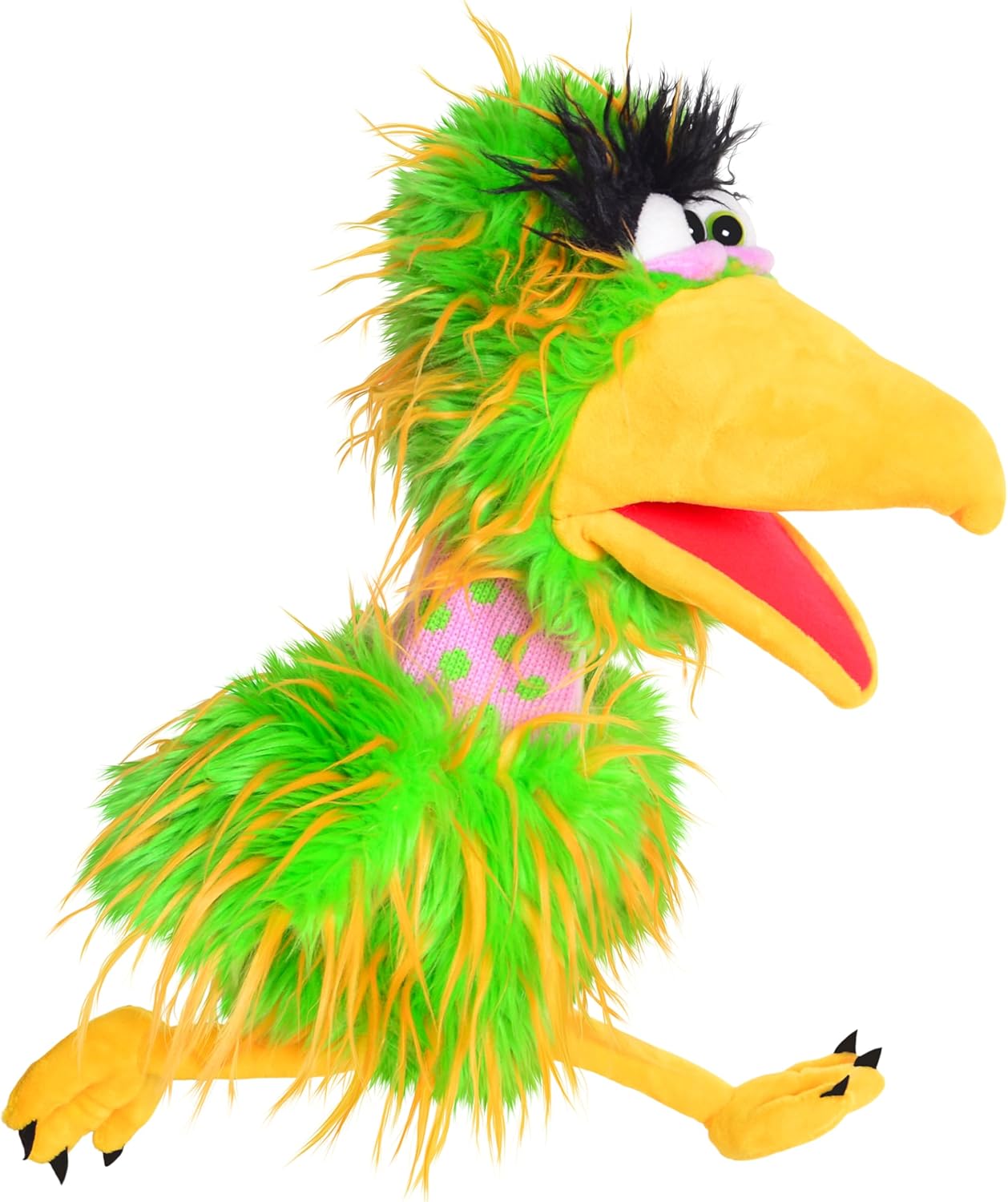 THiN AiR Brands Living Puppets Pickle 18 Inch Green Bird Hand Puppet