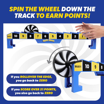 Relatable Spin Zone 21-Point Spinner Track Game