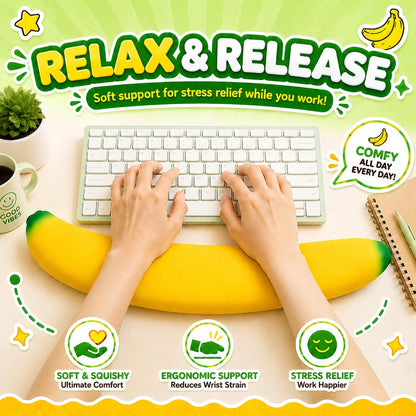 18-Inch Jumbo Banana Squishy Slow Rising Sensory Fidget Toy