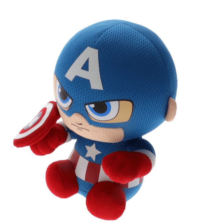 TY Captain America from Marvel 6 Inch Plush Toy
