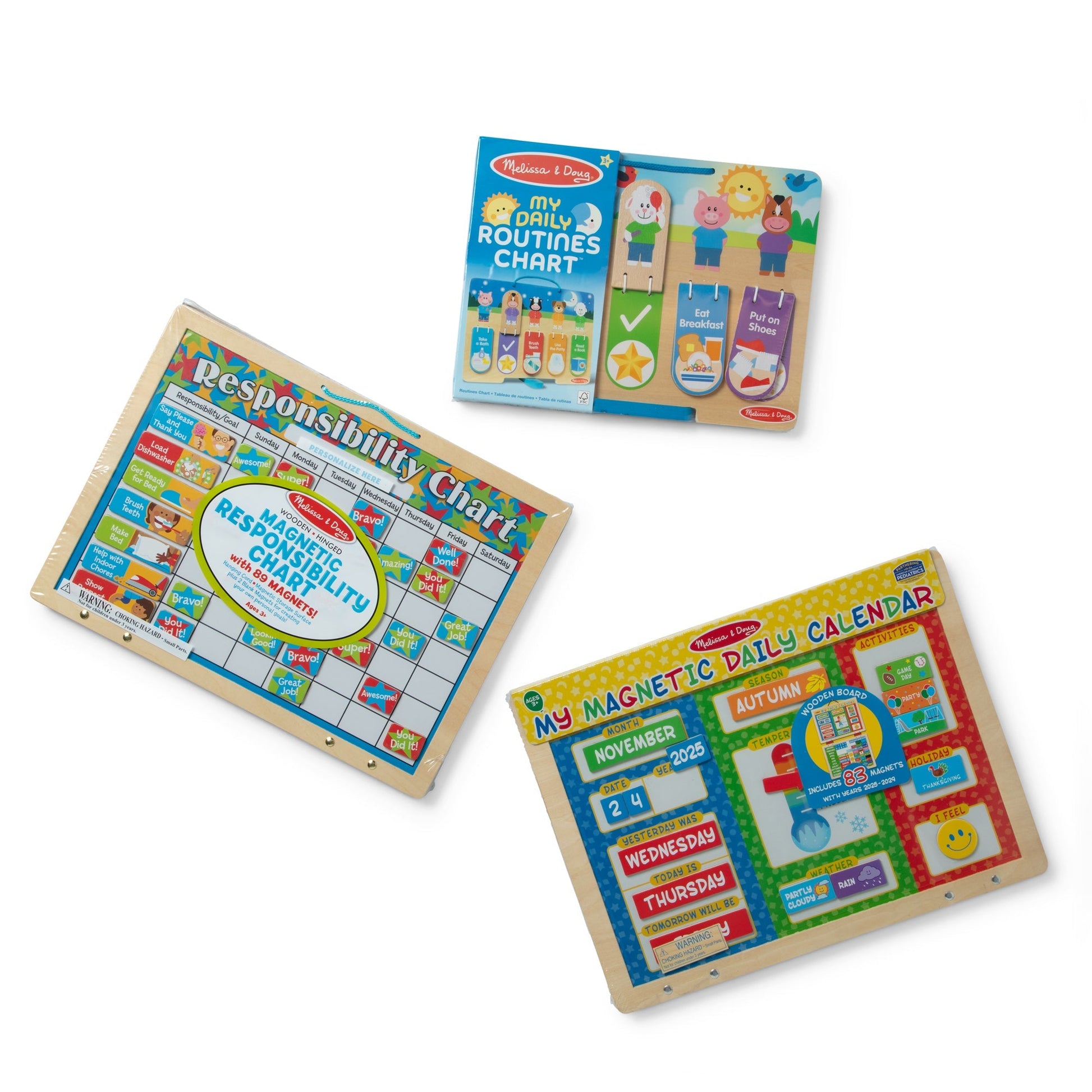 Melissa and Doug Daily Routine and Responsibility Bundle