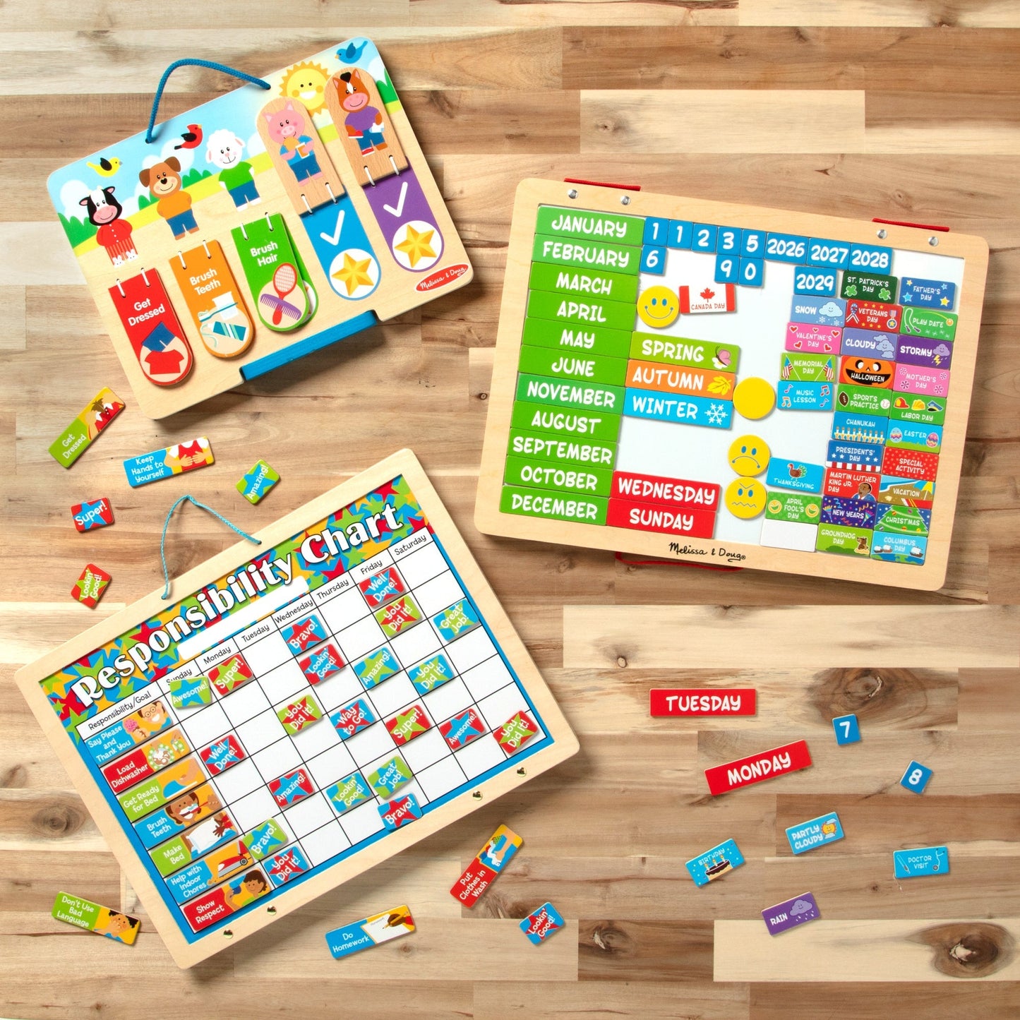 Melissa and Doug Daily Routine and Responsibility Bundle