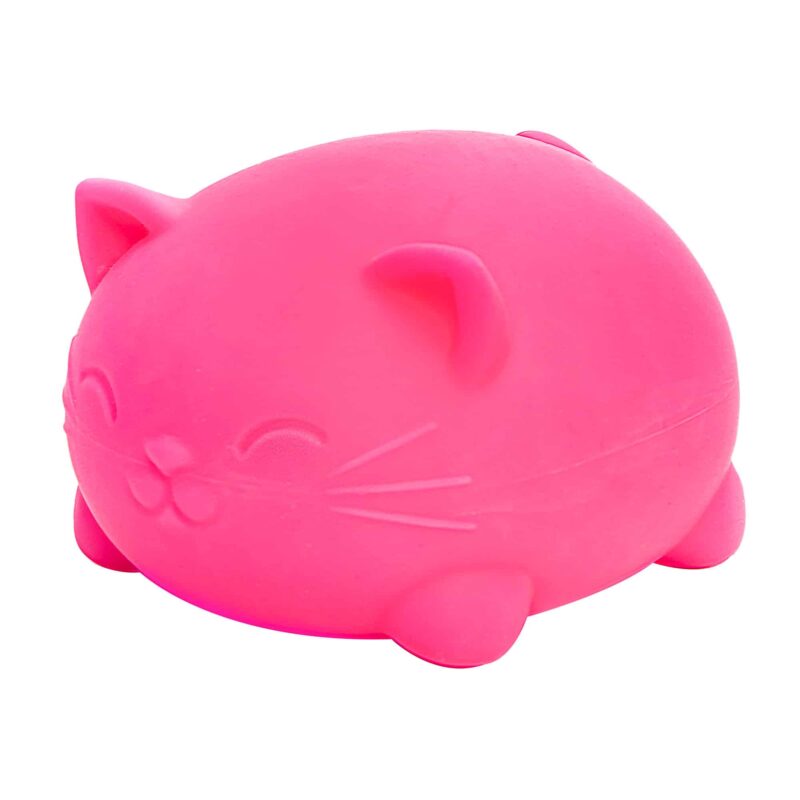 Nee Doh Super Cool Cats 4.5 Inch Squish Ball Fidget Toy - Choose Your Color