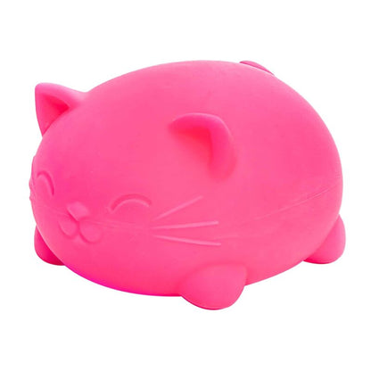 Nee Doh Super Cool Cats 4.5 Inch Squish Ball Fidget Toy - Choose Your Color