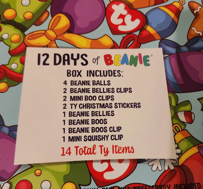 TY 12 Days of Beanie Plush Advent Calendar – Limited Edition Holiday Gift Set