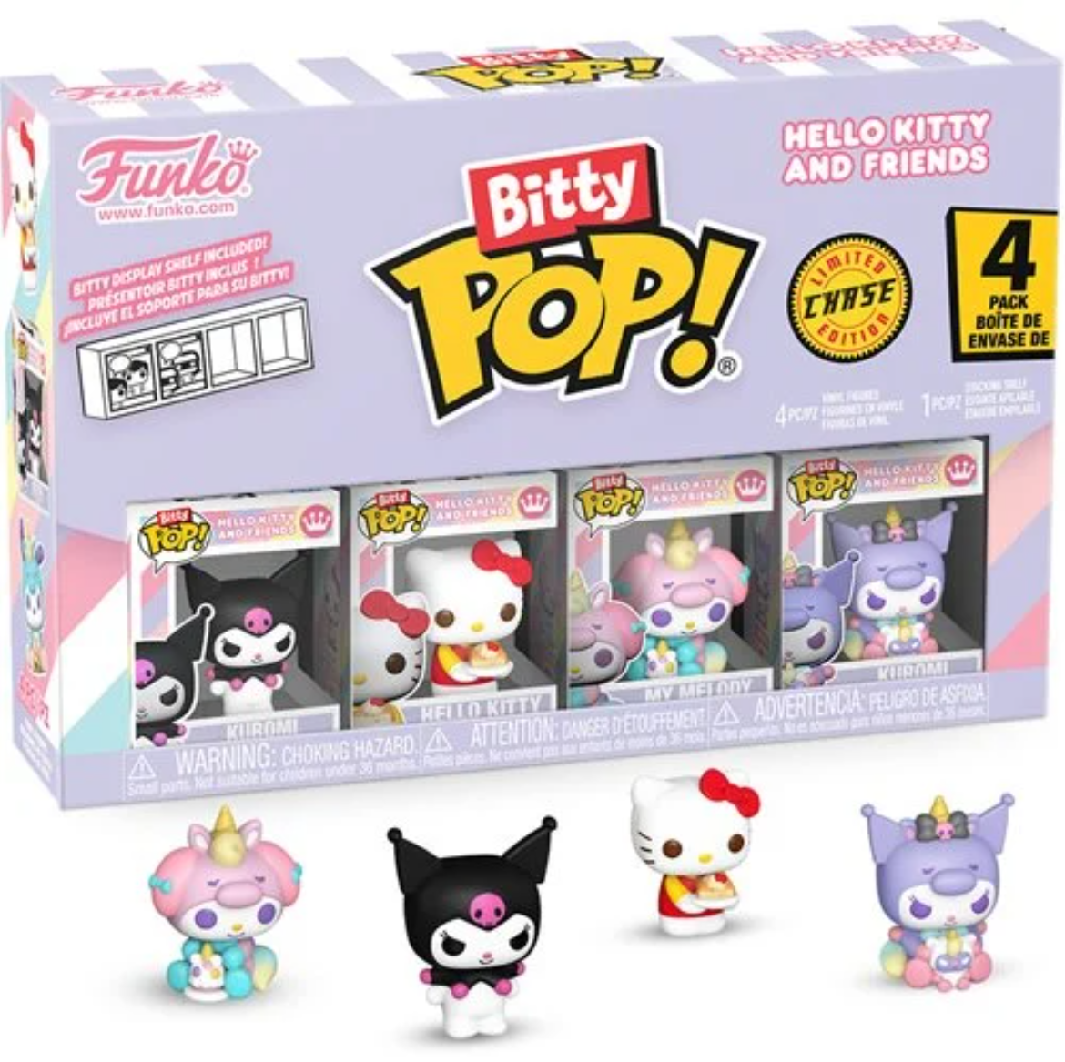 Funko Bitty Pop Hello Kitty and Friends Series 3 4-Pack Vinyl Figures