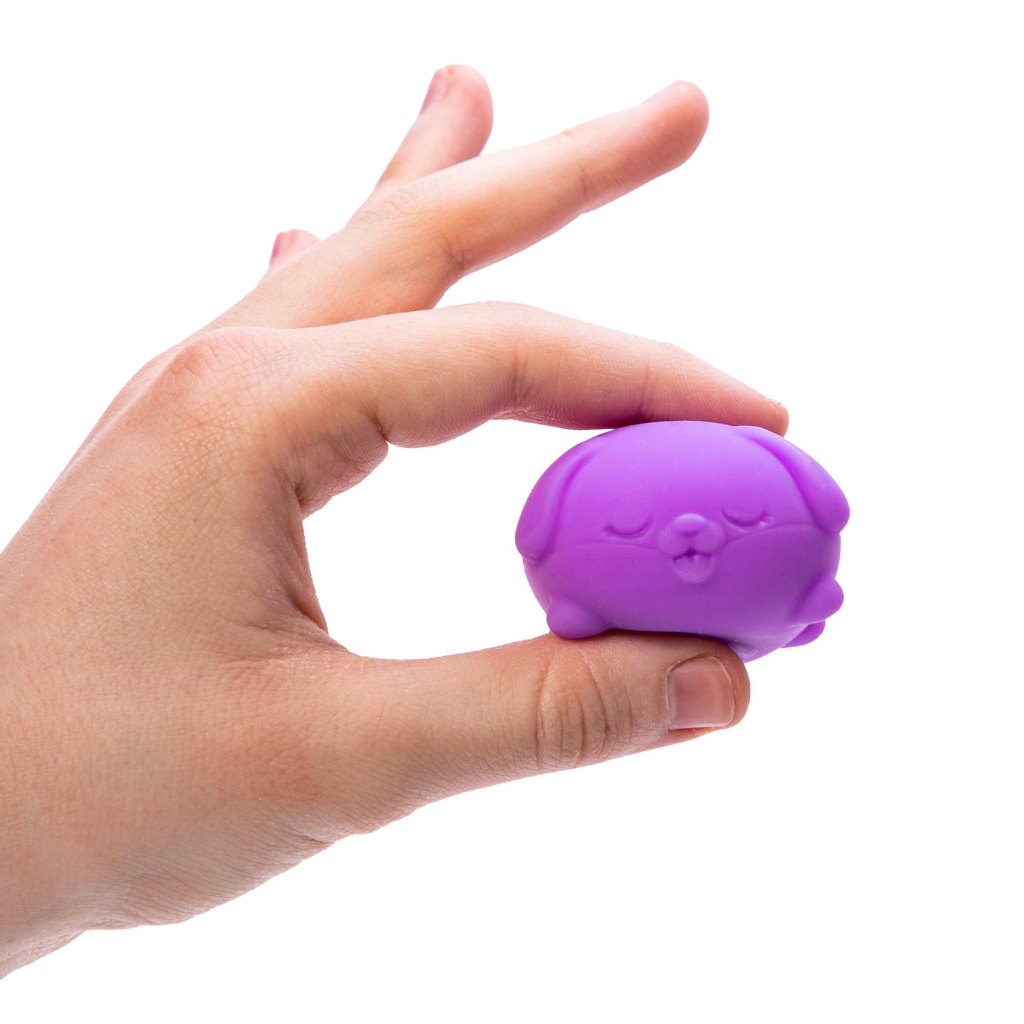 Nee Doh Teenie Funky Pups 1.5 Inch Squish Ball Fidget Toy - Set of 3