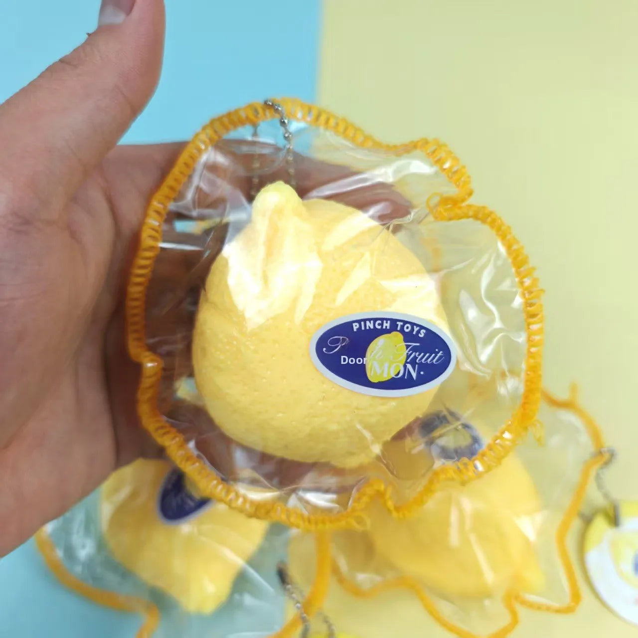 High Stitched Lemon Squishy Stress Relief Sensory Fidget Toy