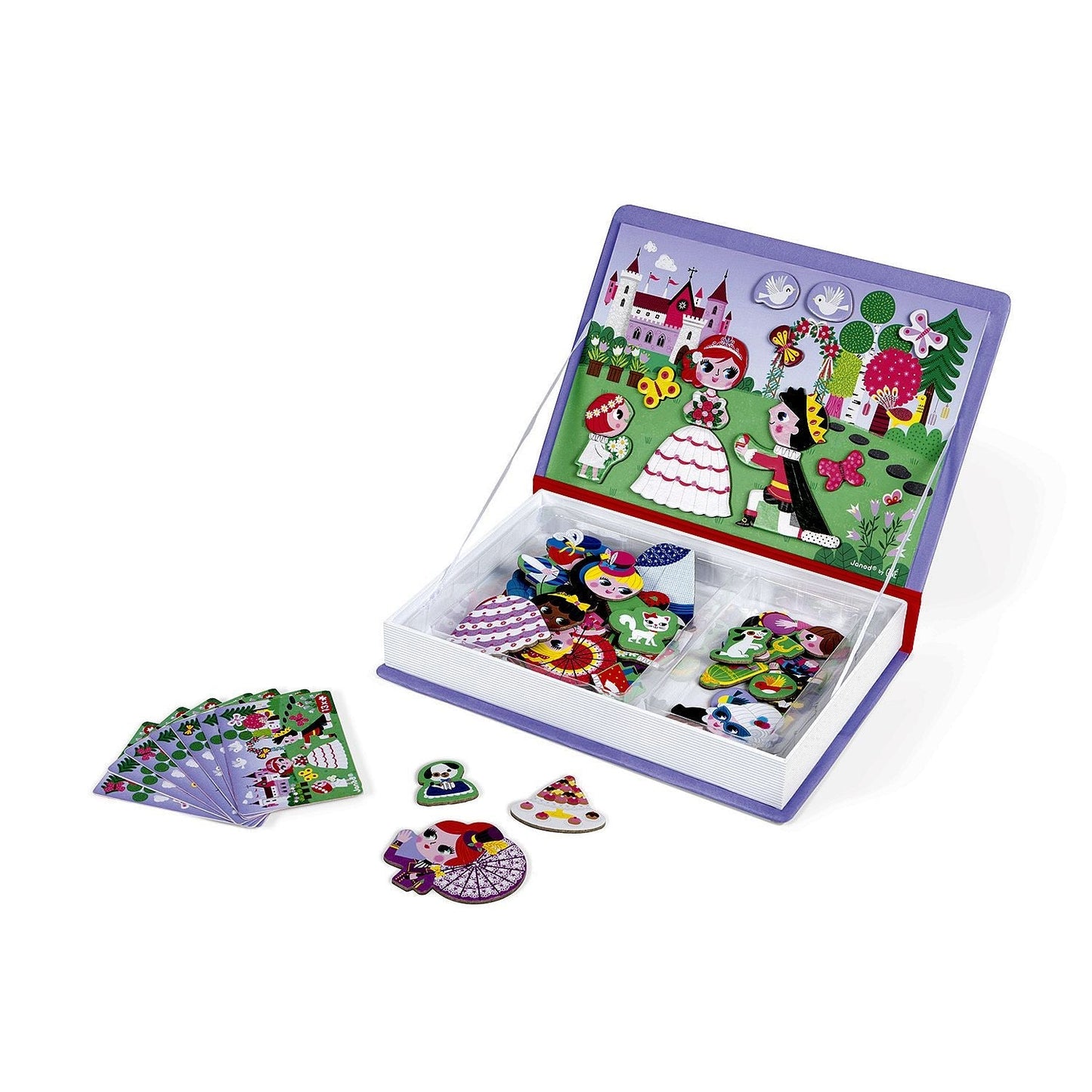 Janod Princesses Magneti'Book Magnetic Educational Game – 55 Magnets