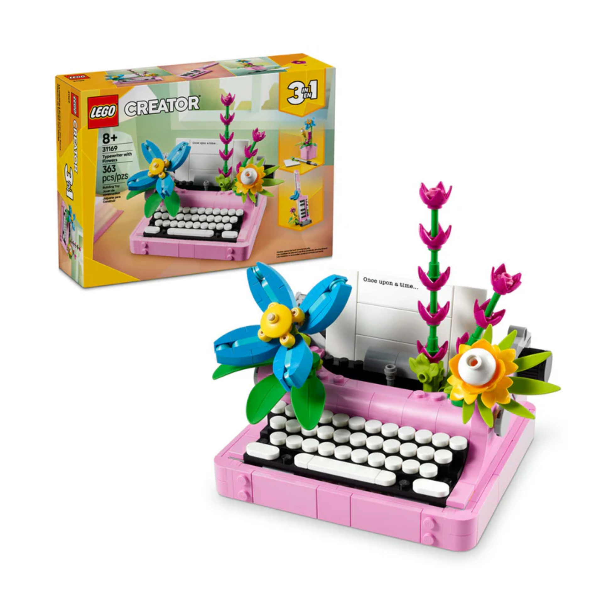 LEGO 31169 Creator 3in1 Typewriter with Flowers Building Toy