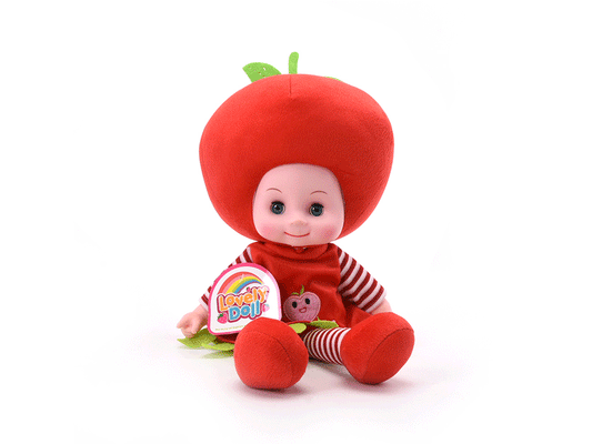 18 Inch Apple Doll Plush Toy with Sound and Music – Musical Stuffed Doll